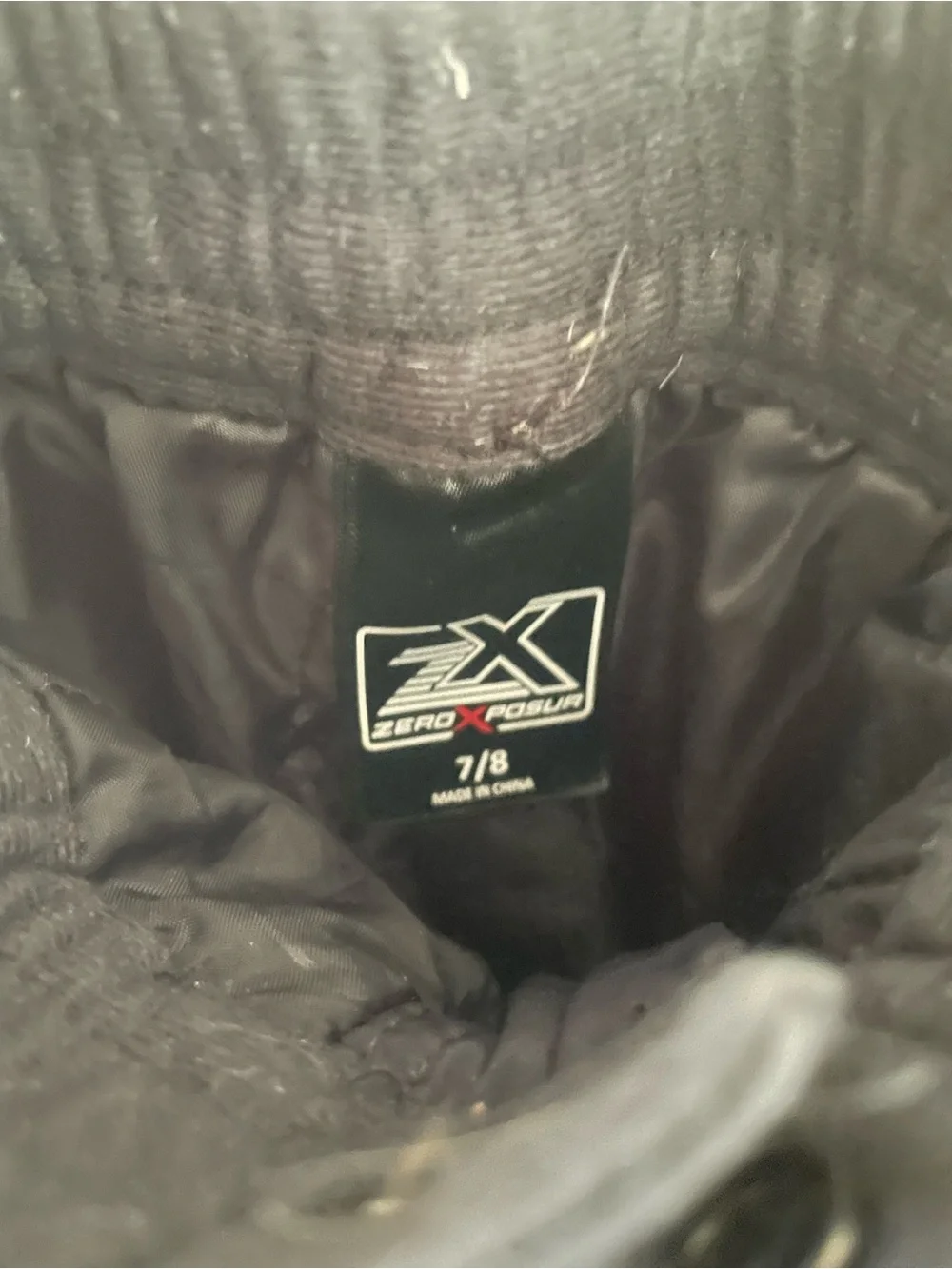ZeroXposur Kids Black Snow Pants
